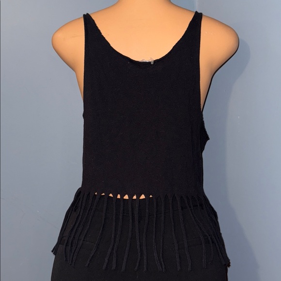 Forever 21 "Radness" Fringe Tank Top - Size Small - Picture 3 of 6